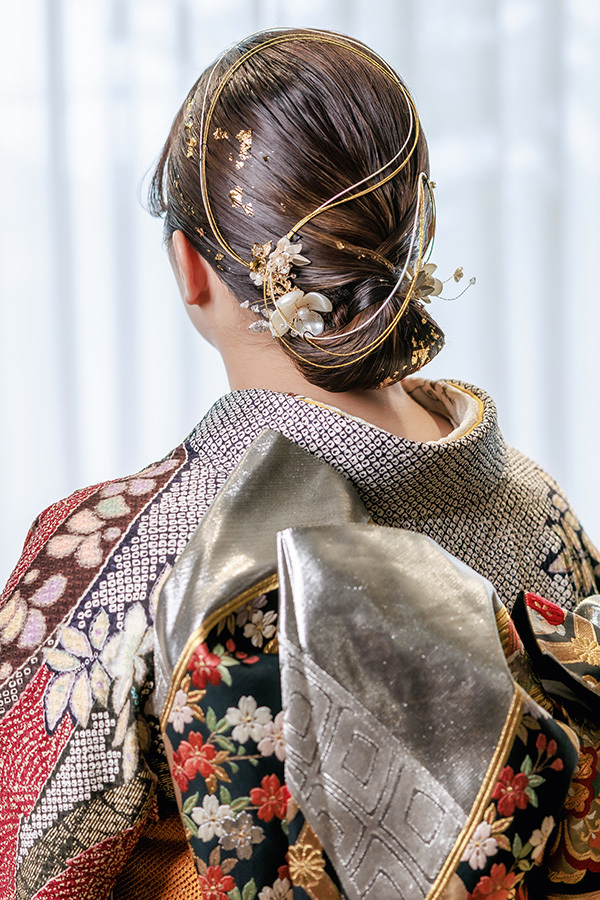 静岡のフィーノ記念日で撮影した成人式の記念写真のヘアメイク