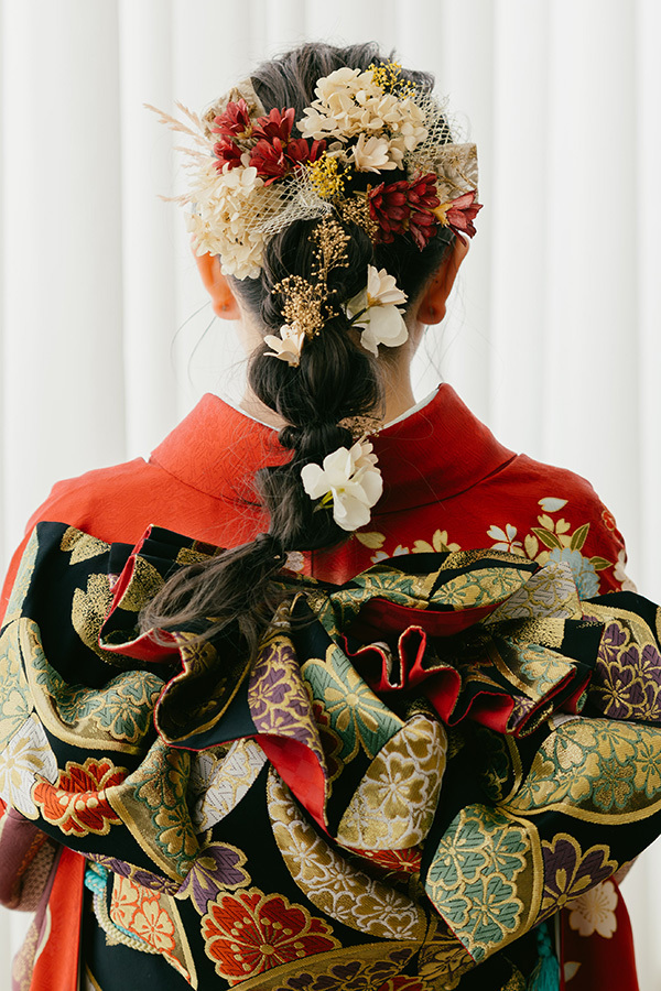 静岡のフィーノ記念日で撮影した成人式の記念写真のヘアメイク