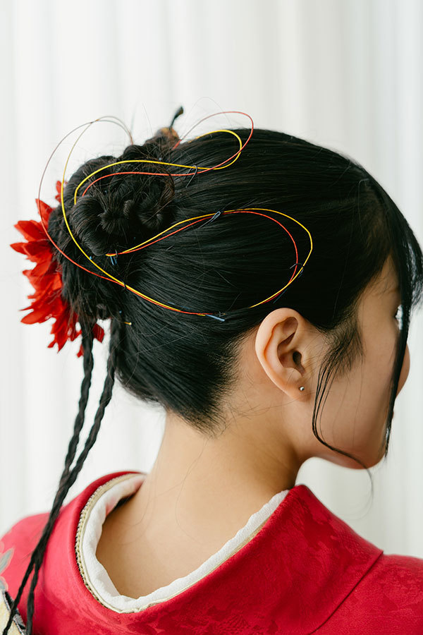 静岡のフィーノ記念日で撮影した成人式の記念写真のヘアメイク