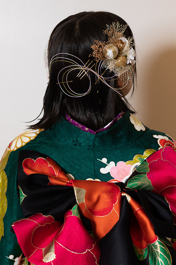 静岡のフィーノ記念日で撮影した成人式の記念写真のヘアメイク