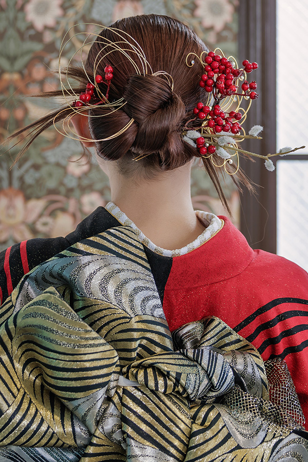 静岡のフィーノ記念日で撮影した成人式の記念写真のヘアメイク