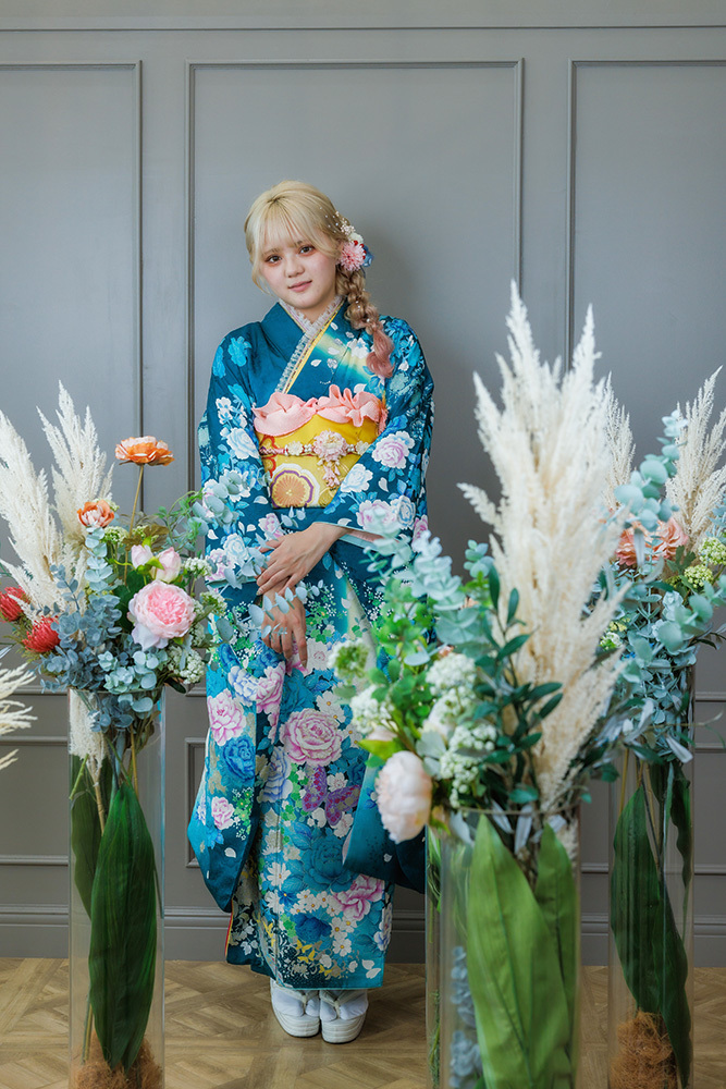 静岡市・富士市・沼津市のドレス専門店フィーノ記念日の成人式の記念写真撮影