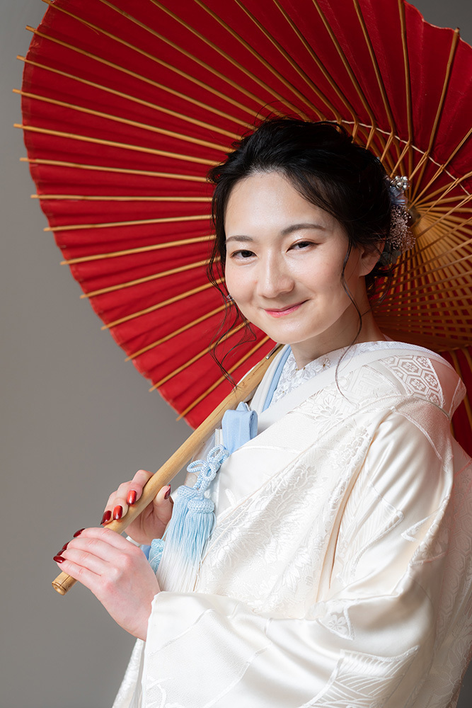 静岡県富士市の写真スタジオ、フィーノ記念日で撮影したソロウエディングの記念写真