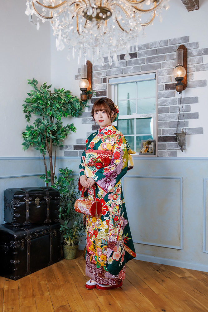 静岡市・富士市・沼津市のドレス専門店フィーノ記念日の成人式の記念写真撮影