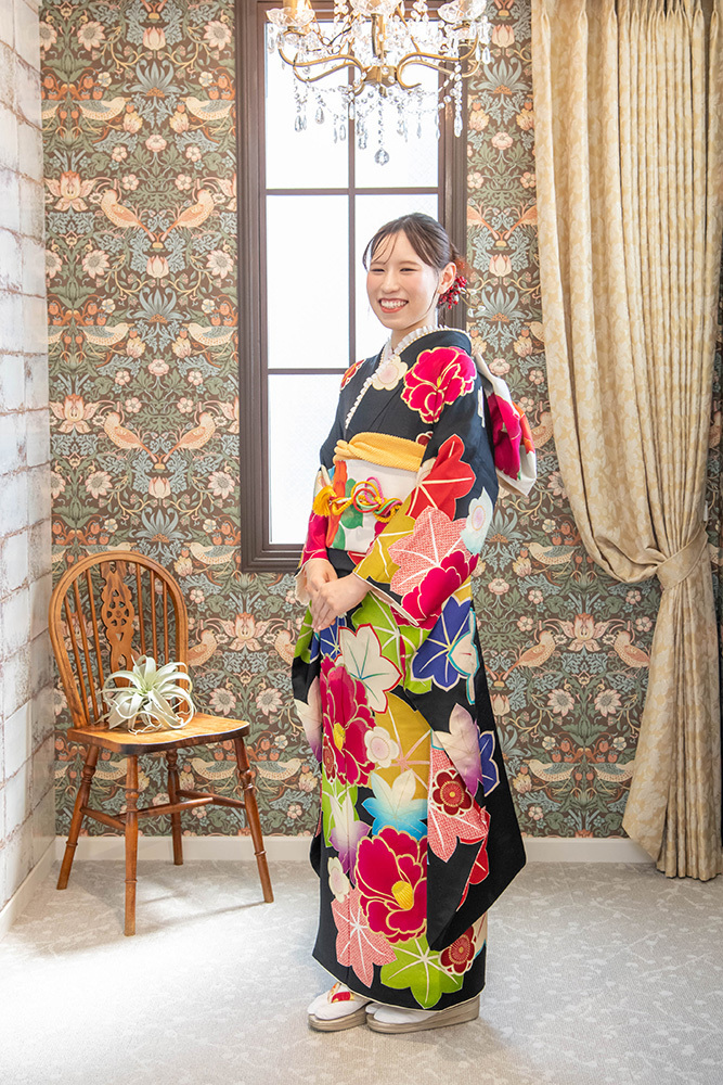 静岡市・富士市・沼津市のドレス専門店フィーノ記念日の成人式の記念写真撮影