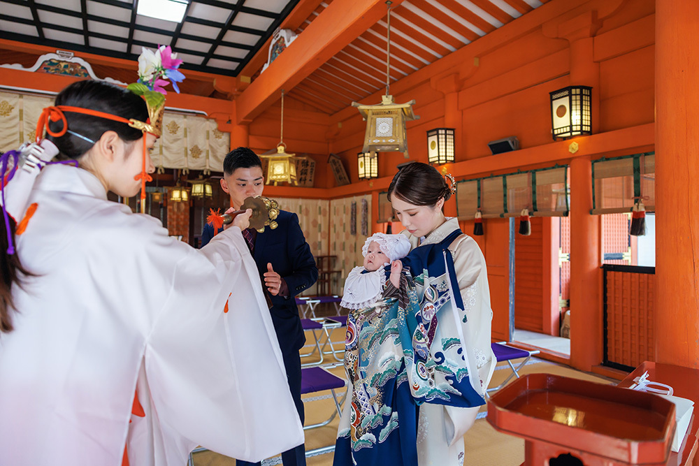 静岡市・富士市・沼津市のドレス専門店フィーノ記念日のお宮参り記念写真・記念撮影