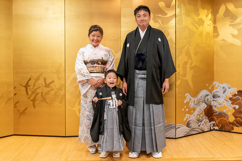 静岡市・富士市・沼津市のドレス専門店フィーノ記念日の七五三の記念写真・記念撮影