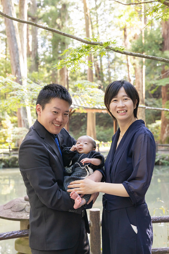 静岡市・富士市・沼津市のドレス専門店フィーノ記念日のお宮参り記念写真・記念撮影