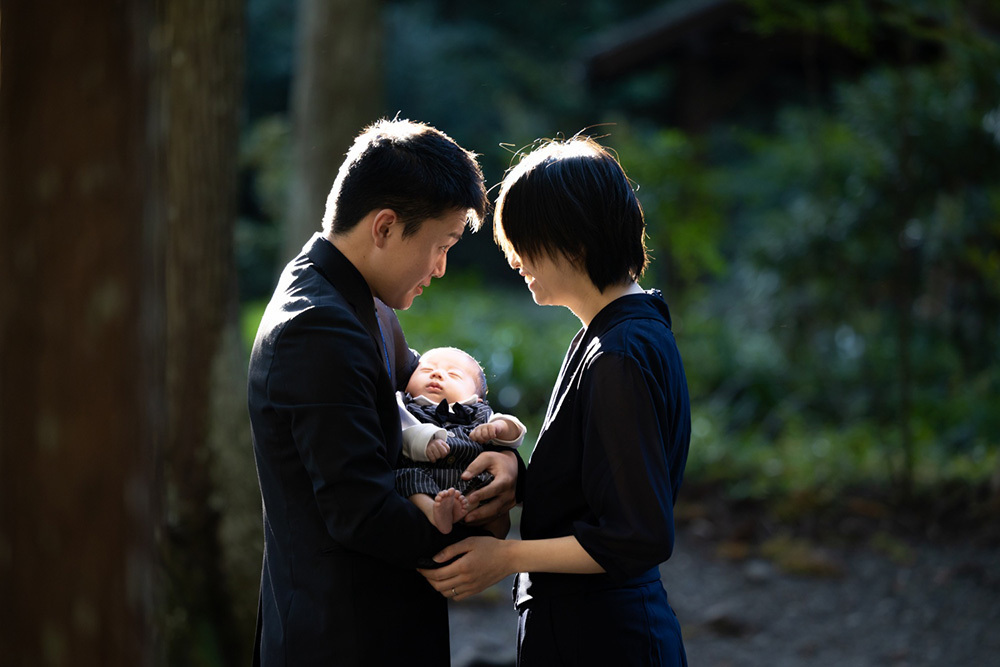 静岡市・富士市・沼津市のドレス専門店フィーノ記念日のお宮参り記念写真・記念撮影