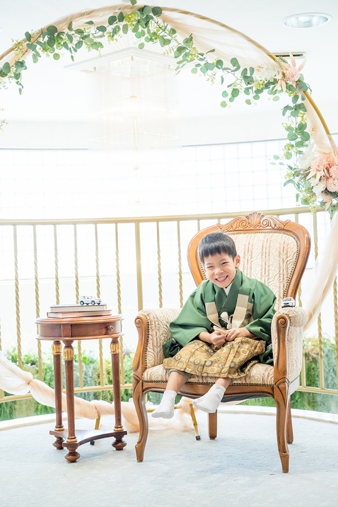 静岡市・富士市・沼津市のドレス専門店フィーノ記念日の七五三の記念写真・記念撮影