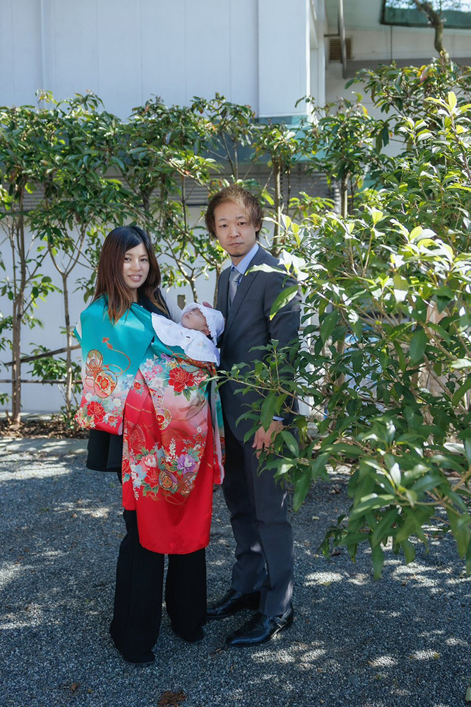 富士市の記念写真撮影・フィーノ富士店の三日市神社でのお宮参りの撮影