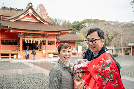 富士市の記念写真撮影・フィーノ富士店の富士宮浅間大社でのお宮参りの撮影