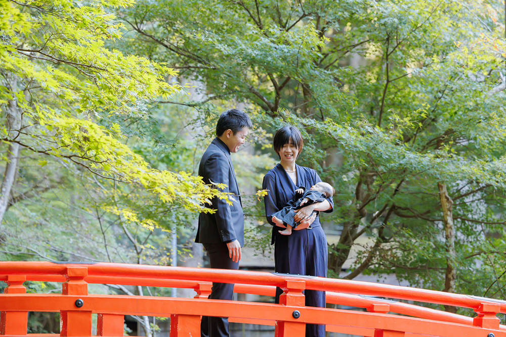 富士市の記念写真撮影・フィーノ富士店の小國神社でのお宮参りの撮影