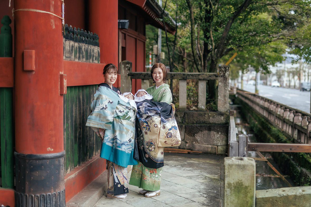 富士市の記念写真撮影・フィーノ富士店の静岡浅間神社でのお宮参りの撮影
