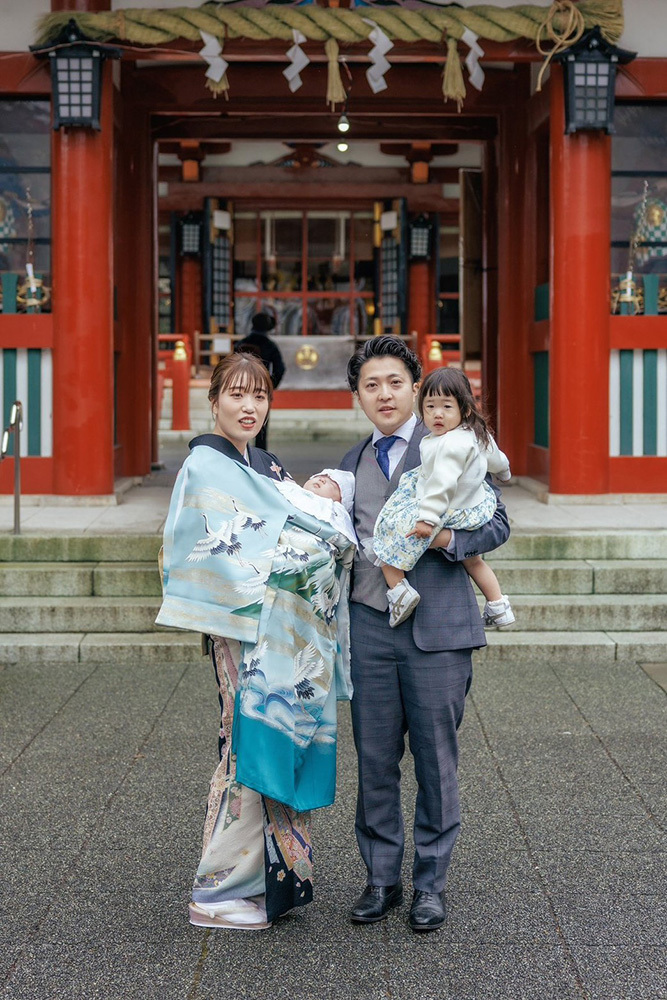 富士市の記念写真撮影・フィーノ富士店の静岡浅間神社でのお宮参りの撮影