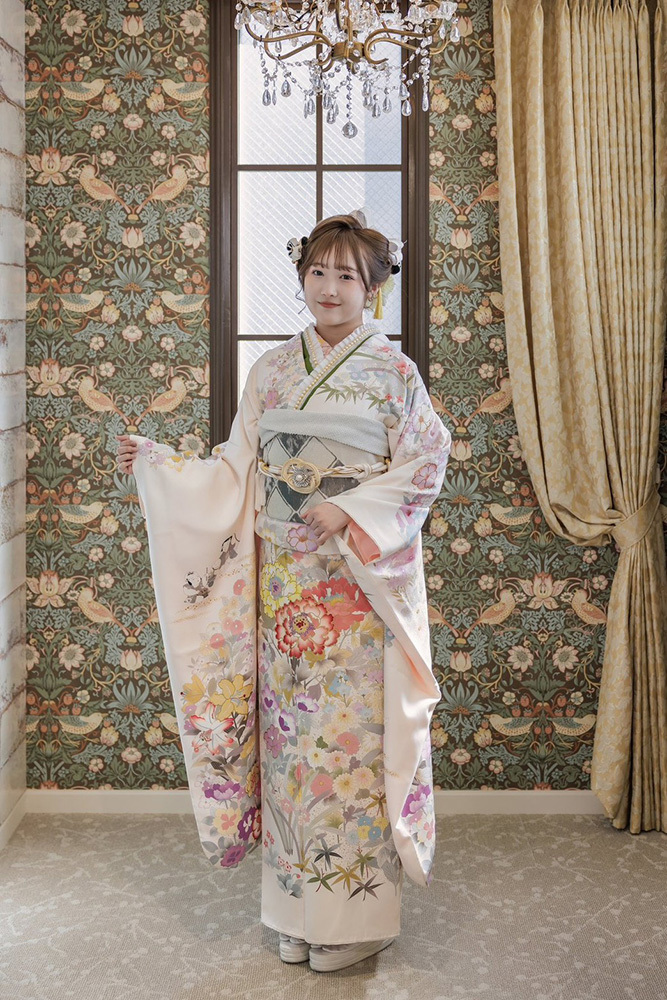 富士市の記念写真撮影・フィーノ富士店のスタジオでの成人式前撮りの撮影