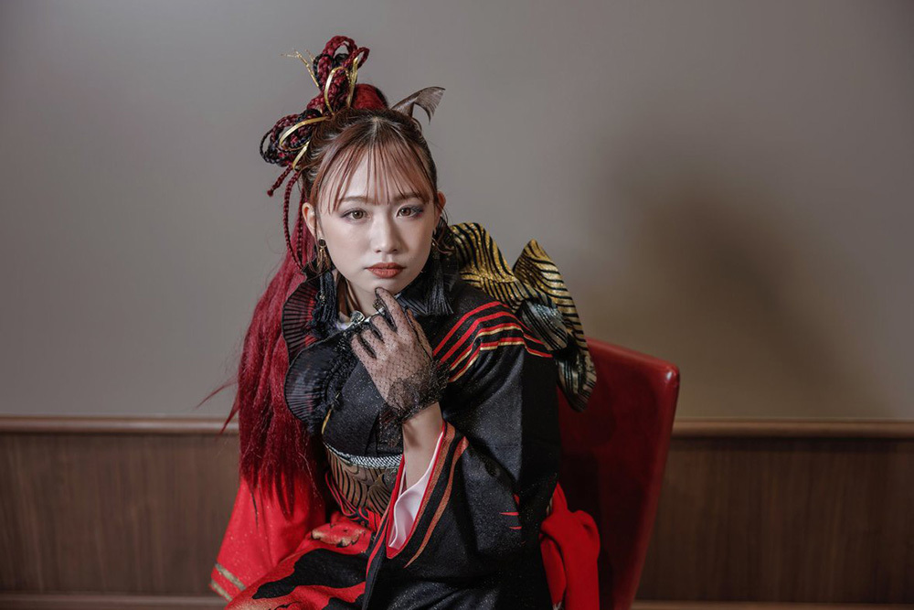 富士市の記念写真撮影・フィーノ富士店のスタジオでの成人式前撮りの撮影