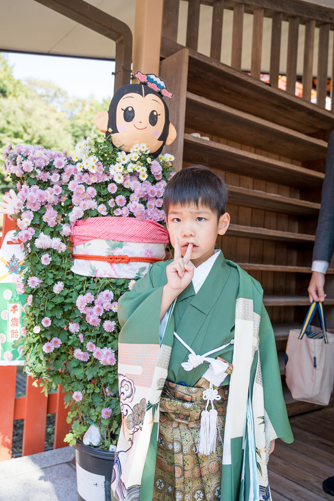 富士市の記念写真撮影・フィーノ富士店の富士宮浅間大社での七五三の撮影