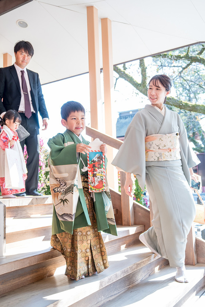 富士市の記念写真撮影・フィーノ富士店の富士宮浅間大社での七五三の撮影