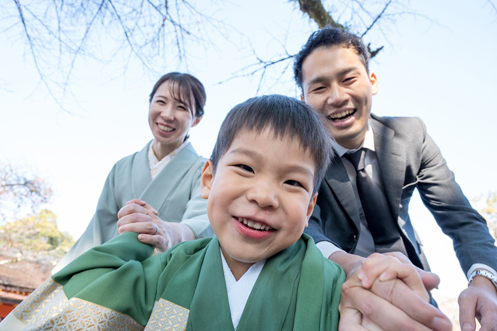 富士市の記念写真撮影・フィーノ富士店の富士宮浅間大社での七五三の撮影