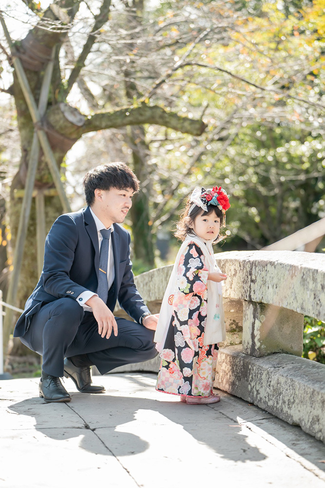 富士市の記念写真撮影・フィーノ富士店の三嶋大社での七五三の撮影