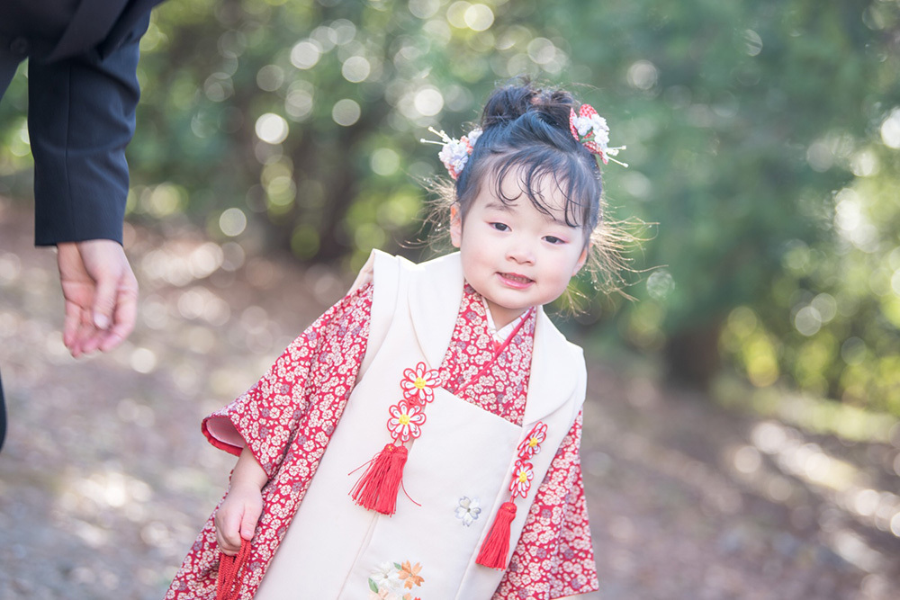富士市の記念写真撮影・フィーノ富士店の静岡県立美術館での七五三の撮影