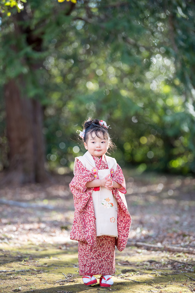 富士市の記念写真撮影・フィーノ富士店の静岡県立美術館での七五三の撮影