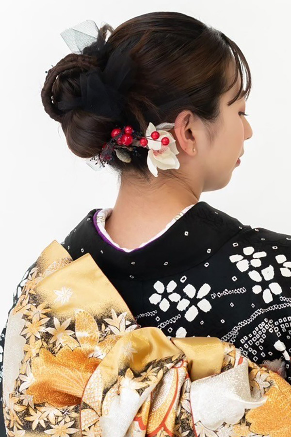 静岡のフィーノ記念日で撮影した成人式の記念写真のヘアメイク