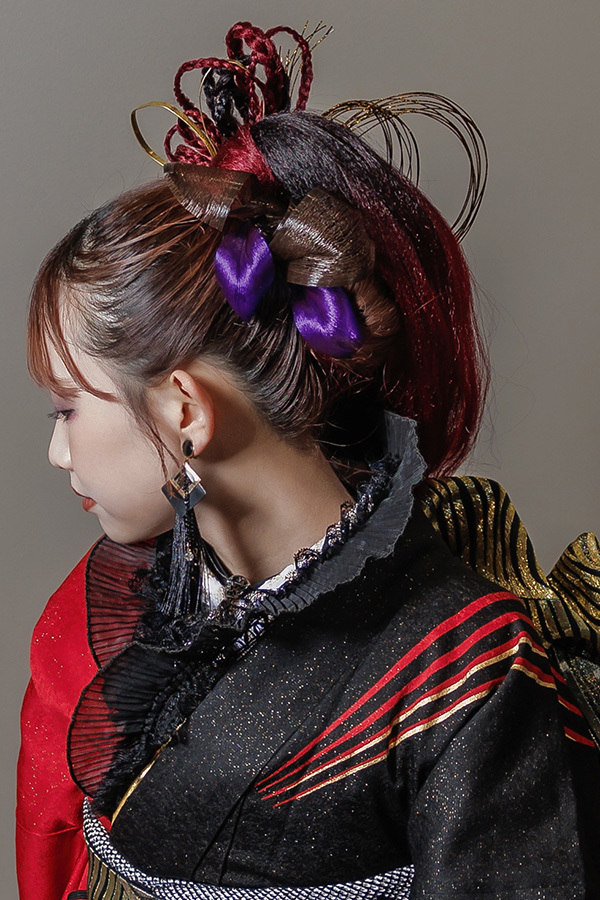 静岡のフィーノ記念日で撮影した成人式の記念写真のヘアメイク