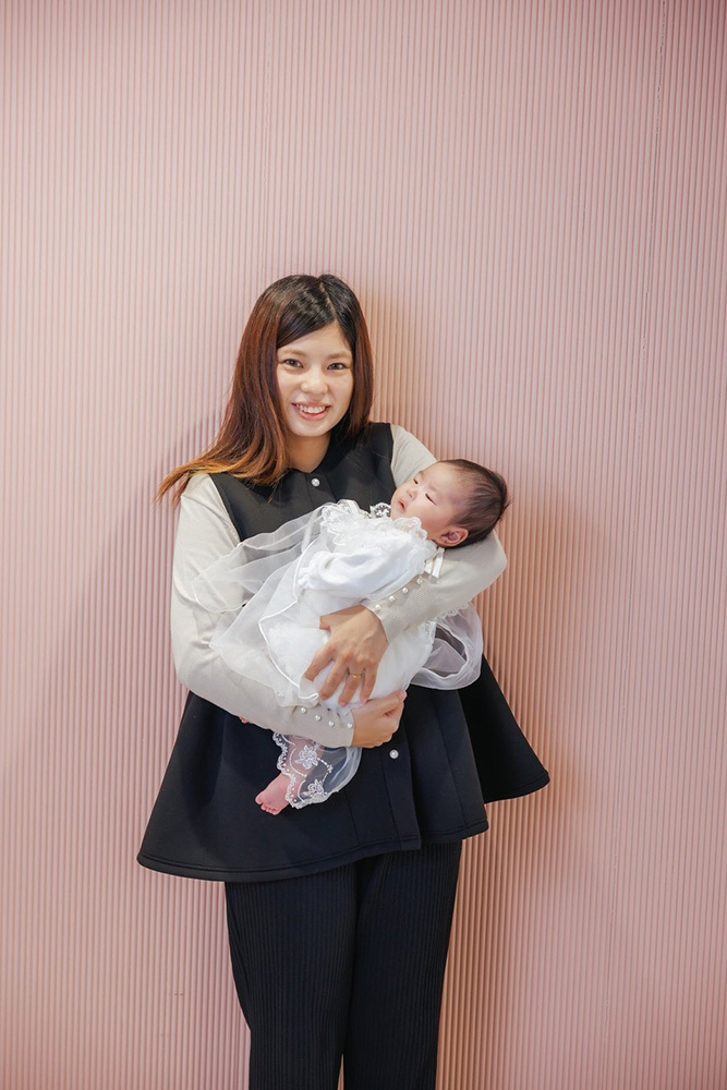 富士市の記念写真撮影・フィーノ富士店のスタジオでのお宮参りの撮影