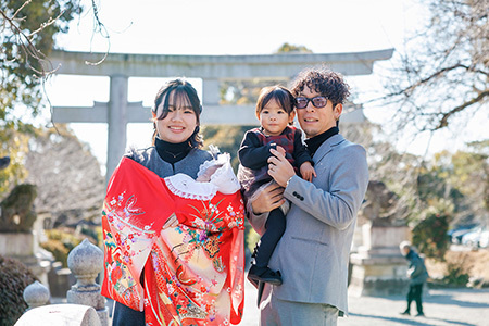 富士市の記念写真撮影・フィーノ富士店の富士宮浅間大社でのお宮参りの撮影