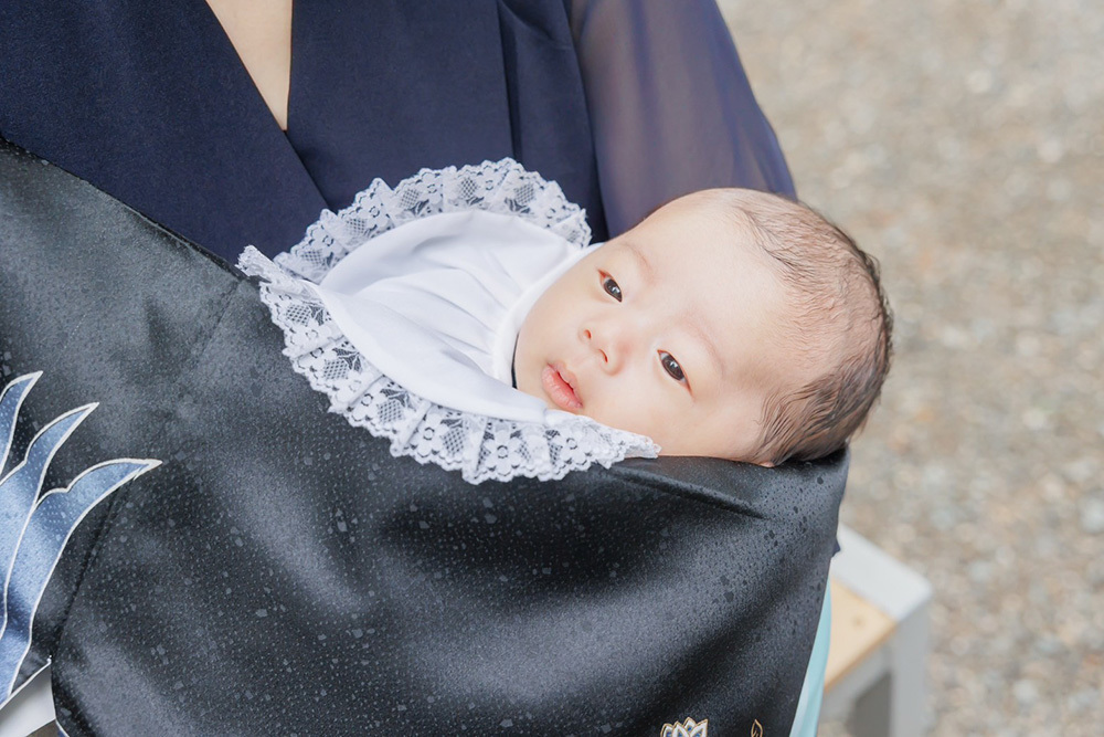 富士市の記念写真撮影・フィーノ富士店の小國神社でのお宮参りの撮影