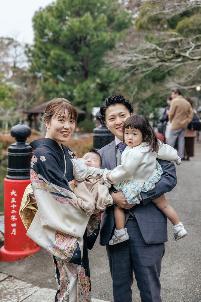 富士市の記念写真撮影・フィーノ富士店の静岡浅間神社でのお宮参りの撮影