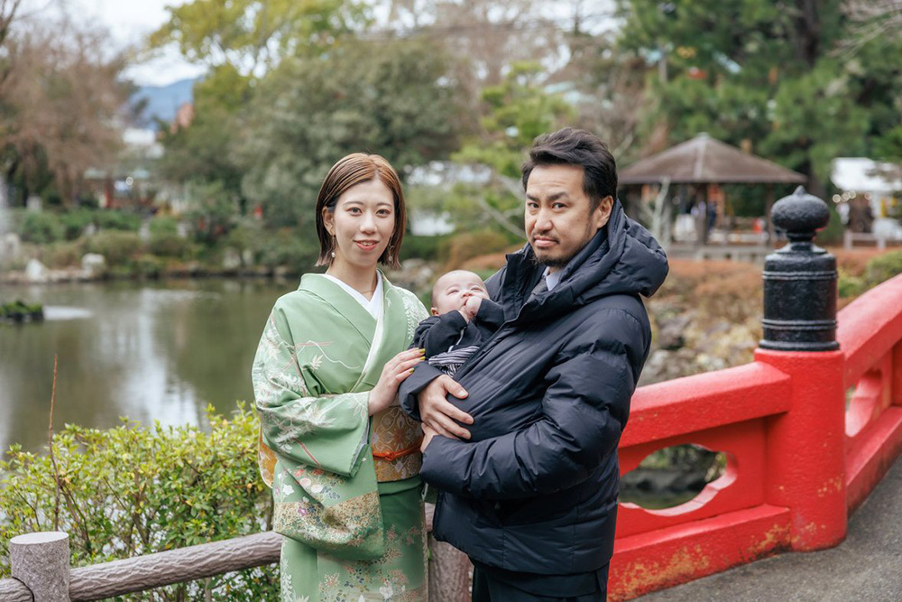 富士市の記念写真撮影・フィーノ富士店の静岡浅間神社でのお宮参りの撮影