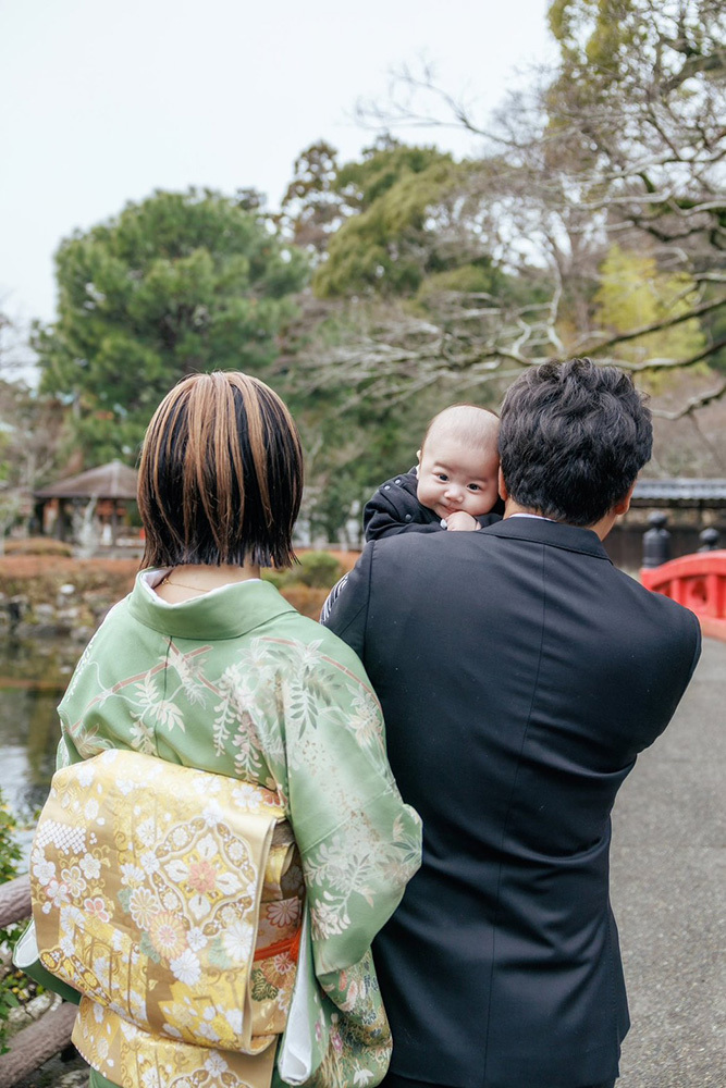 富士市の記念写真撮影・フィーノ富士店の静岡浅間神社でのお宮参りの撮影