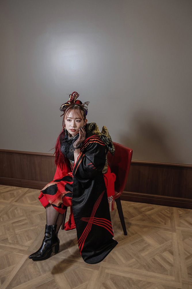 富士市の記念写真撮影・フィーノ富士店のスタジオでの成人式前撮りの撮影