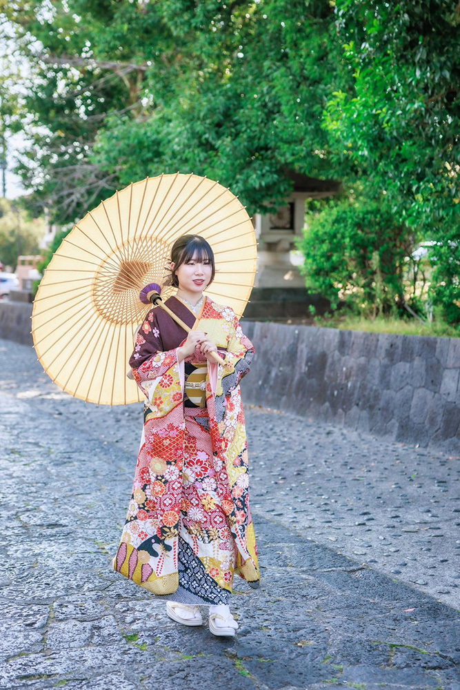 富士市の記念写真撮影・フィーノ富士店の富士宮浅間大社での成人式前撮りの撮影