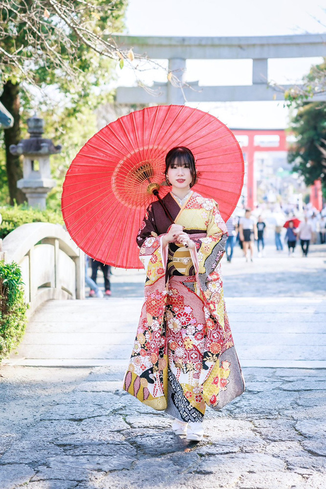 富士市の記念写真撮影・フィーノ富士店の富士宮浅間大社での成人式前撮りの撮影