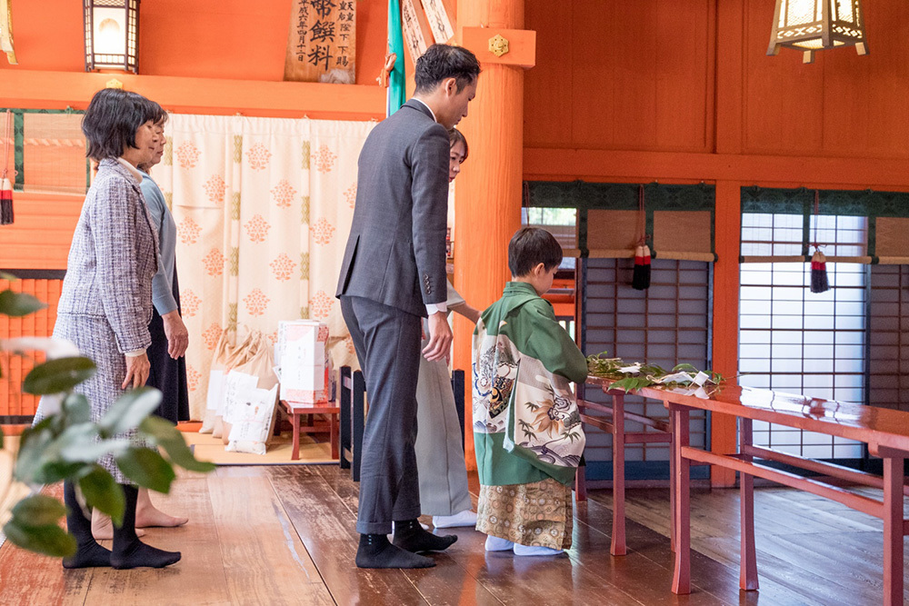 富士市の記念写真撮影・フィーノ富士店の富士宮浅間大社での七五三の撮影