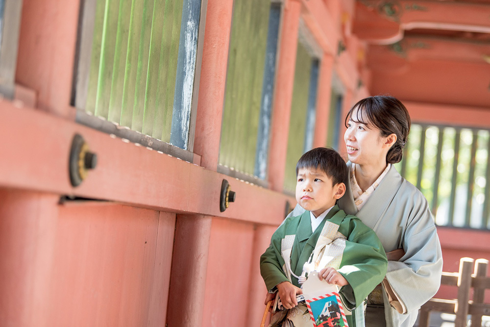 富士市の記念写真撮影・フィーノ富士店の富士宮浅間大社での七五三の撮影