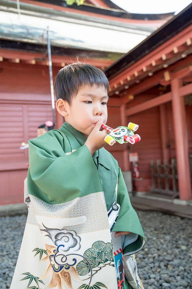 富士市の記念写真撮影・フィーノ富士店の富士宮浅間大社での七五三の撮影