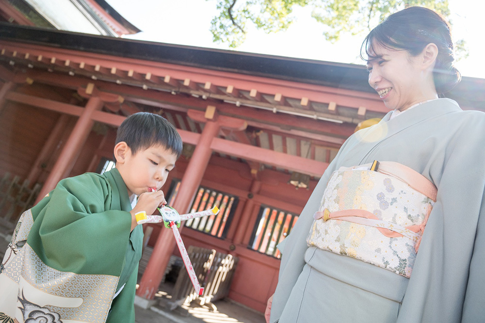 富士市の記念写真撮影・フィーノ富士店の富士宮浅間大社での七五三の撮影