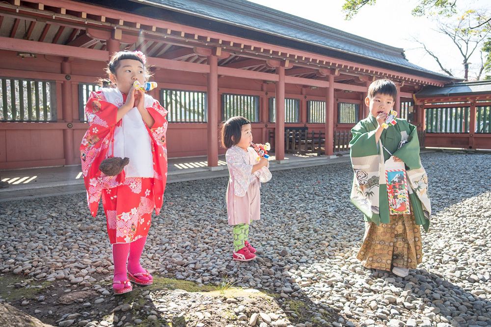 富士市の記念写真撮影・フィーノ富士店の富士宮浅間大社での七五三の撮影