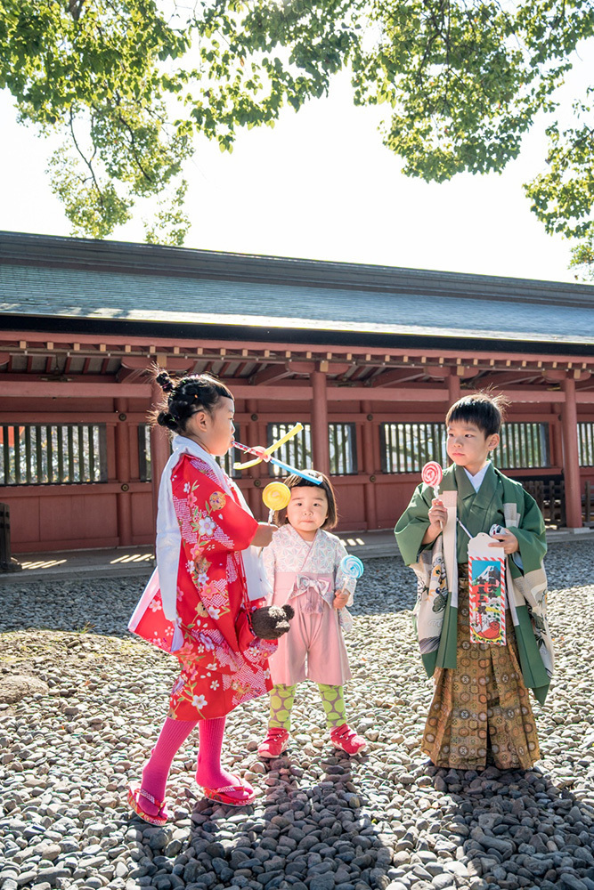 富士市の記念写真撮影・フィーノ富士店の富士宮浅間大社での七五三の撮影