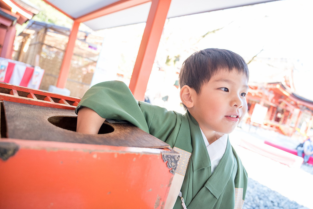 富士市の記念写真撮影・フィーノ富士店の富士宮浅間大社での七五三の撮影