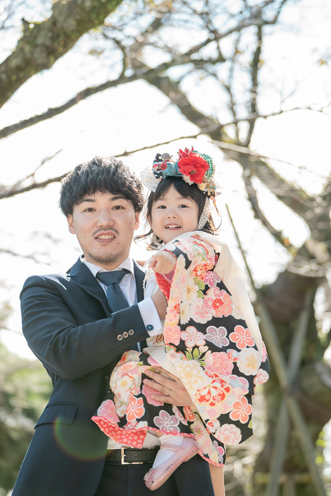 富士市の記念写真撮影・フィーノ富士店の三嶋大社での七五三の撮影