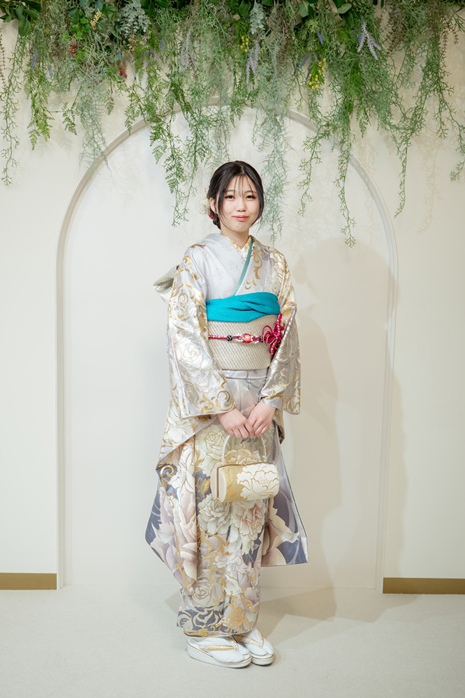 富士市成人式の記念写真撮影・フィーノ富士店のスタジオでの成人式前撮りの撮影