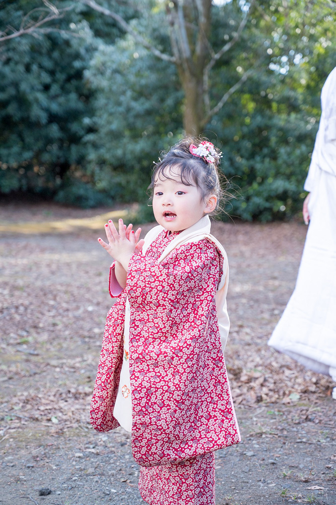 富士市の記念写真撮影・フィーノ富士店の静岡県立美術館での七五三の撮影