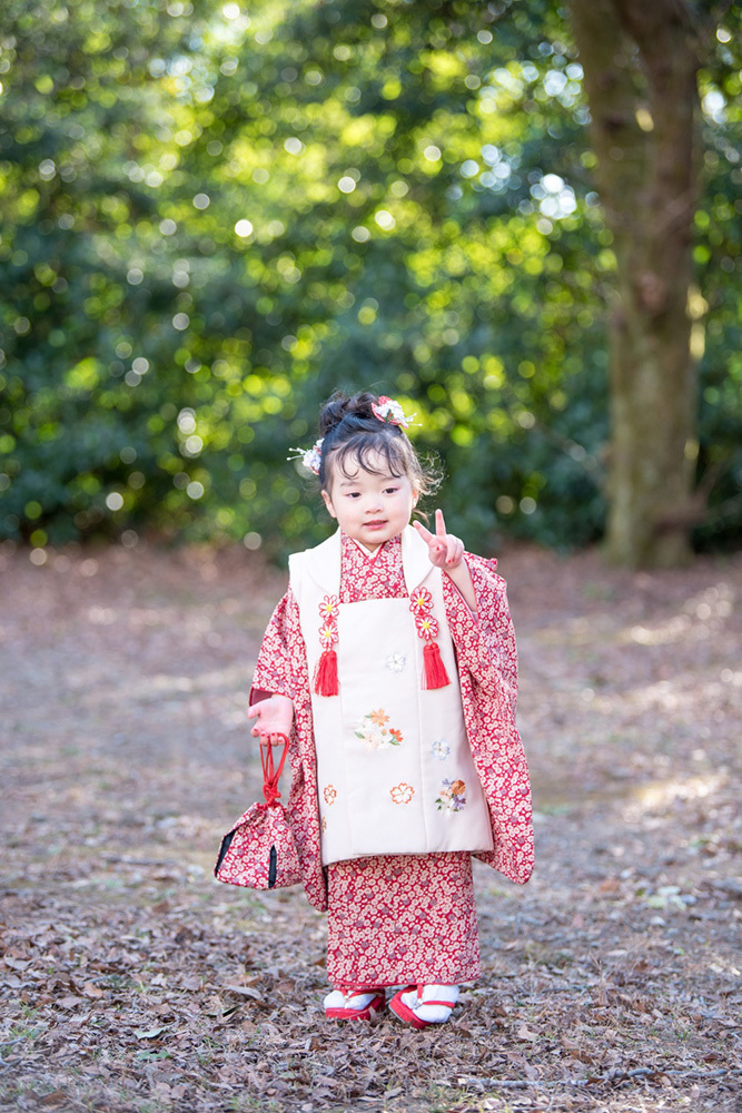 富士市の記念写真撮影・フィーノ富士店の静岡県立美術館での七五三の撮影