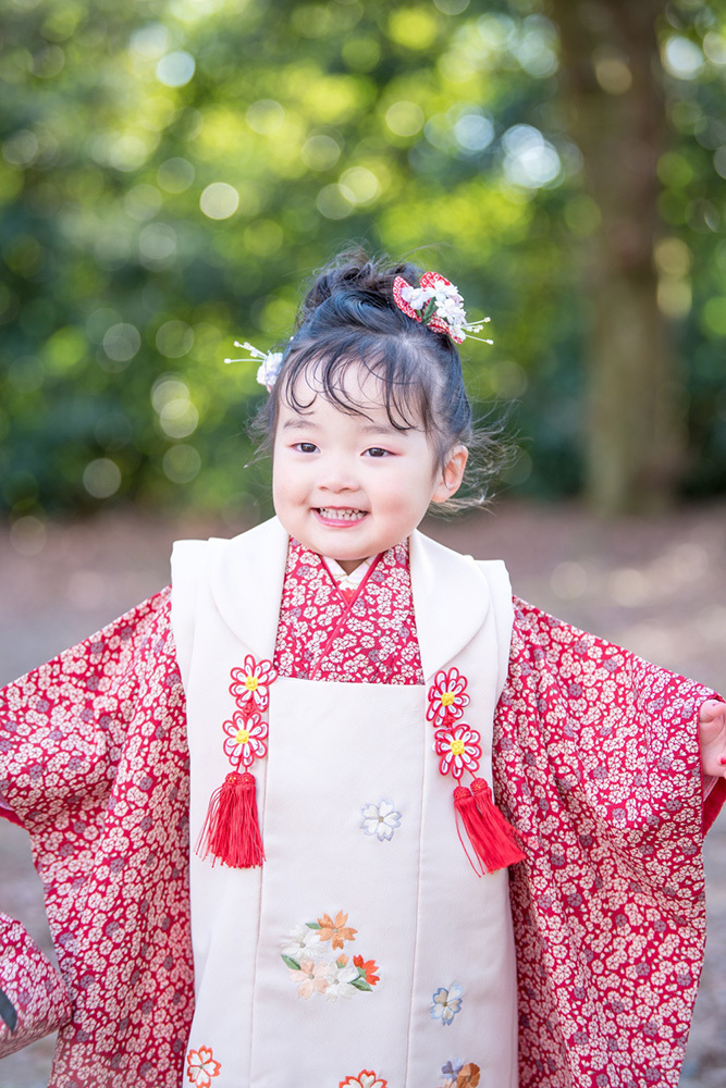 富士市の記念写真撮影・フィーノ富士店の静岡県立美術館での七五三の撮影